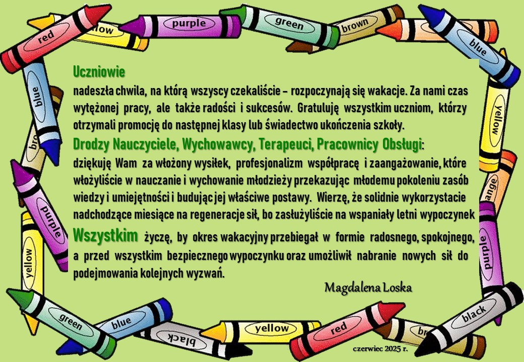 koniec roku szkolnego 24_25